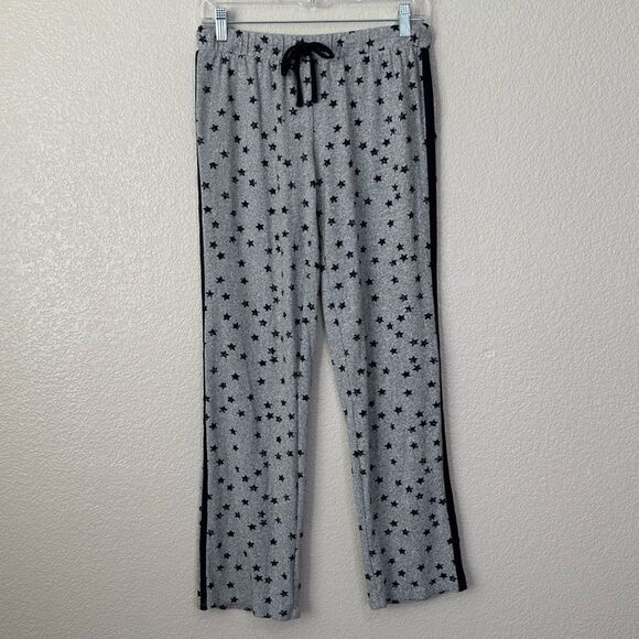Lucky Brand Gray Star Print Knit Cozy Lounge Pajama - Picture 1 of 8